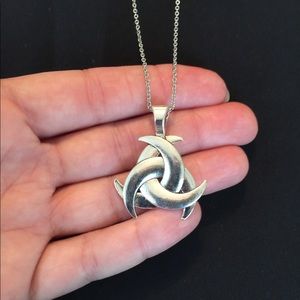 Silver Celtic Knot Necklace